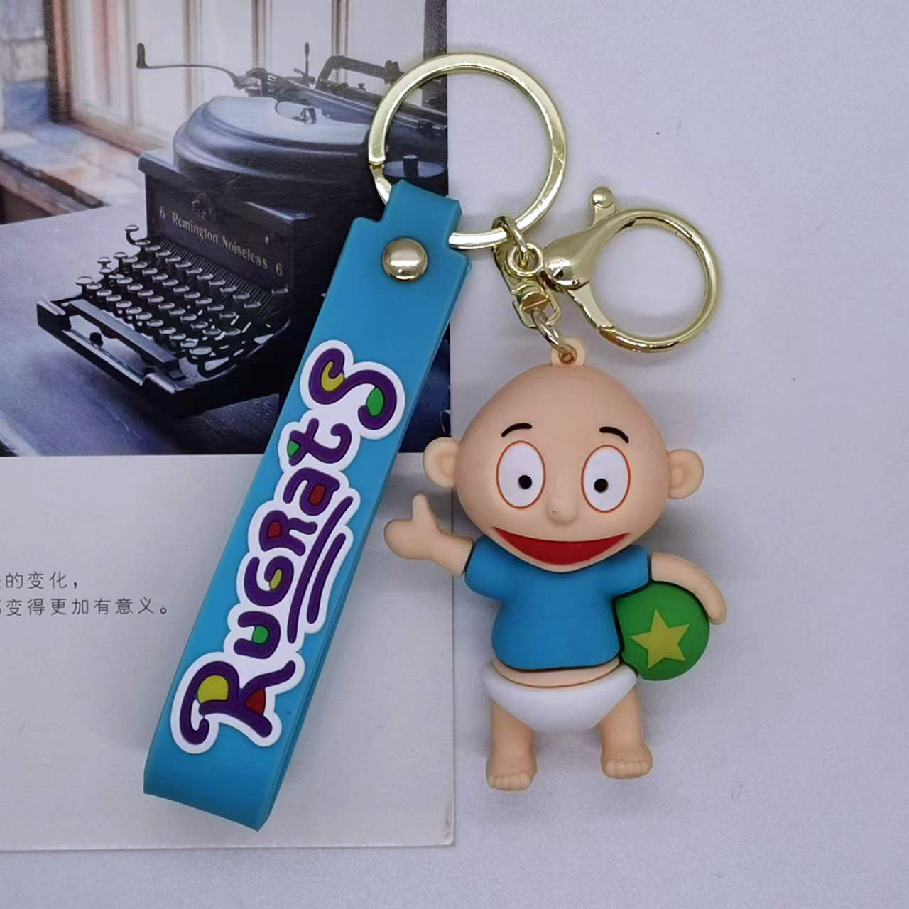 Wholesale creative cartoon modern primitive keychain pendant